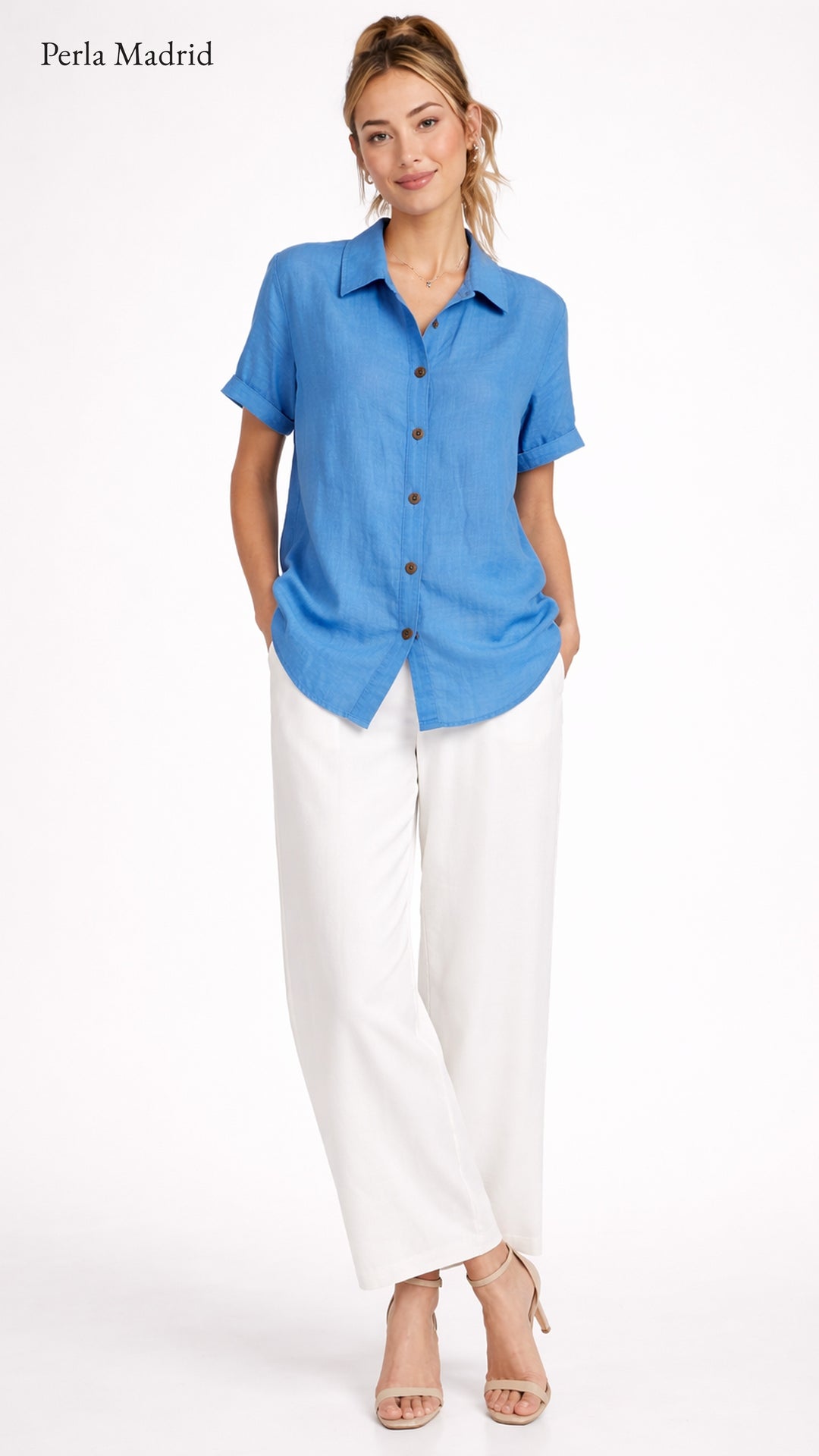 Carmen | Blusa de algodón con botones