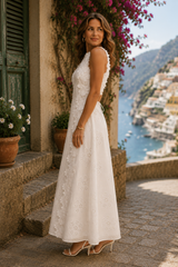 Aliyah | Elegante vestido largo bordado