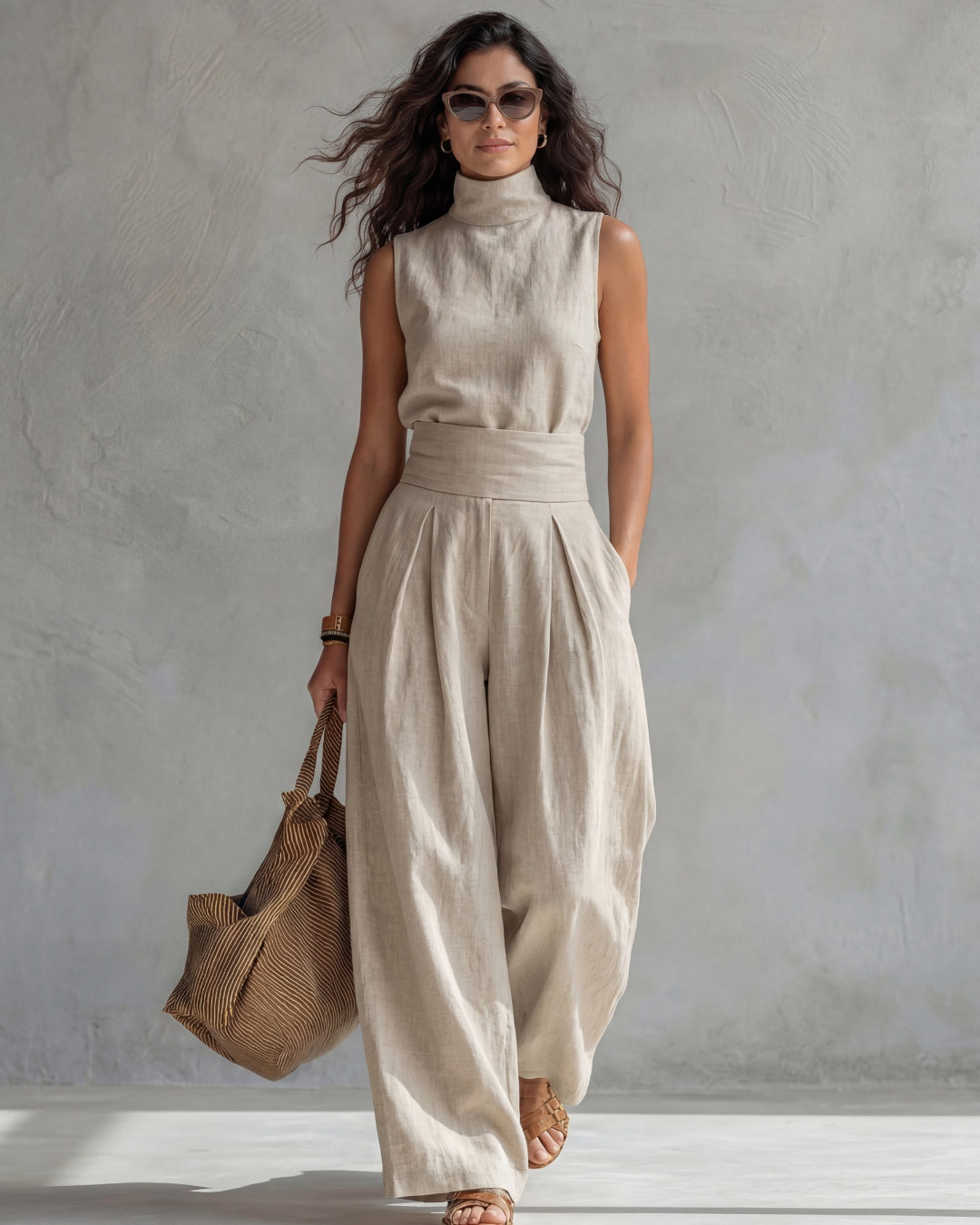Jael | Conjunto Elegante Pantalón Ancho