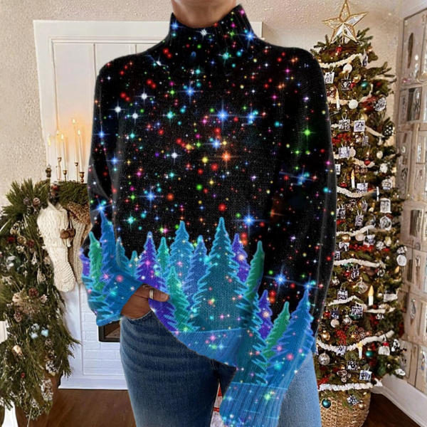 Vasilisa | Jumper Cuello Alto Festivo