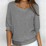 Marisol | Top de punto acogedor con cuello redondo