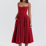 Dilly | Vestido midi estilo corsé