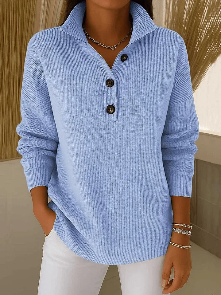 Marysol | Suéter Polo Escote en V