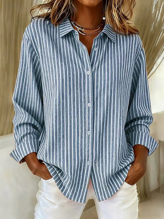 Arrosa | Camisa Rayada con Botones