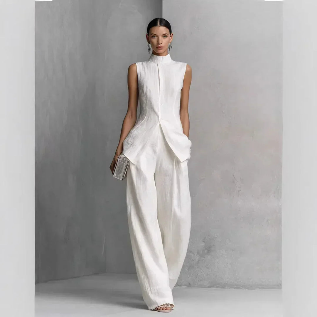 Melisa | Conjunto Saco y Pantalón Ancho