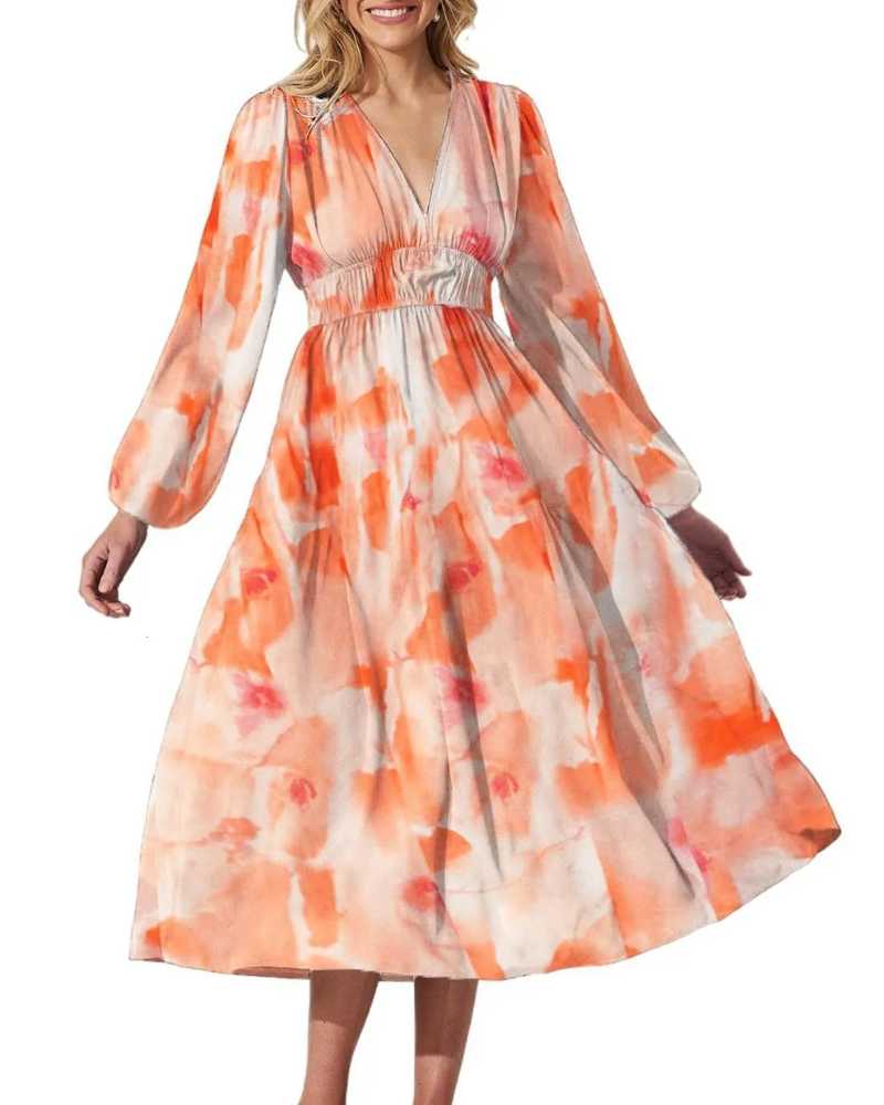 Rylinn | Vestido maxi floral