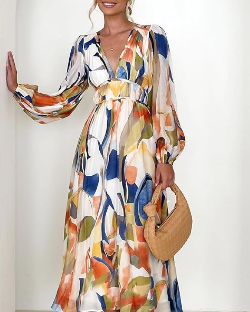 Rylinn | Vestido maxi floral