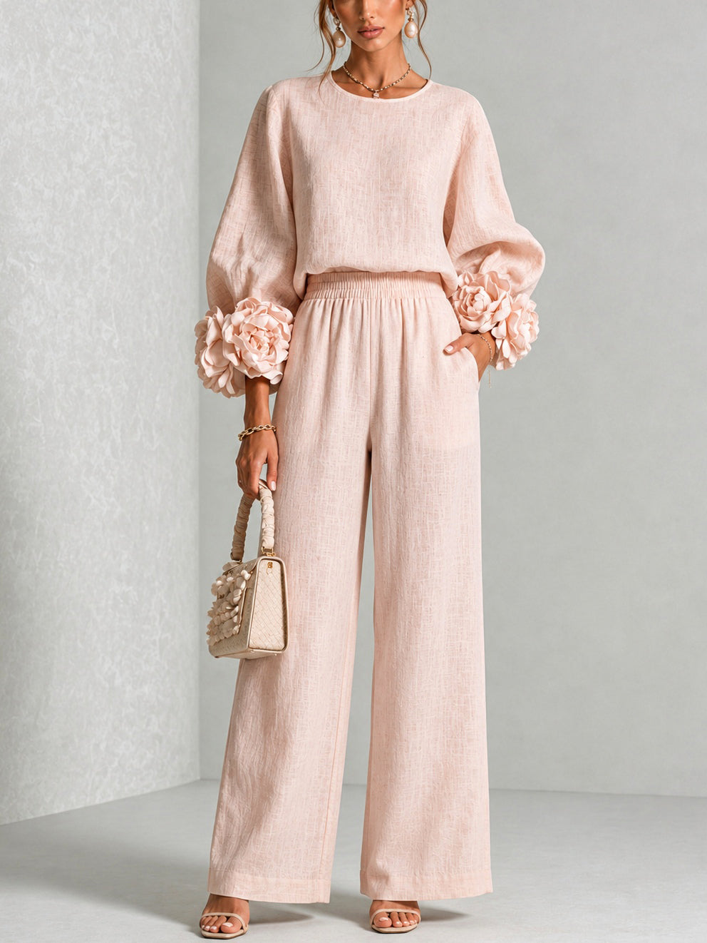 Eli | Conjunto Floral con Puños