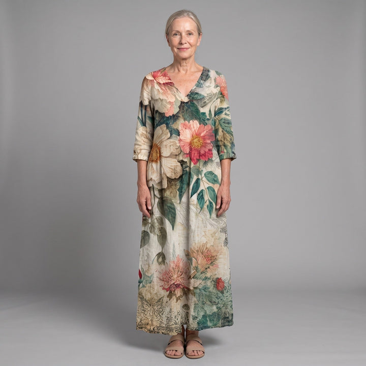 Carmel | Vestido midi floral de verano