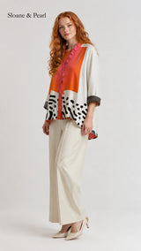 Olive | Blusa estampada luminosa