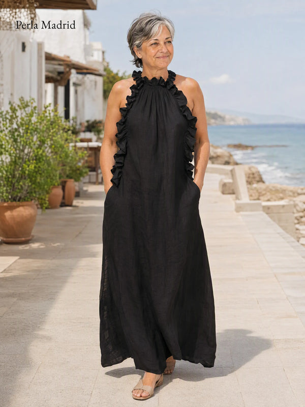 Ainara | Vestido Maxi con Bolsillos
