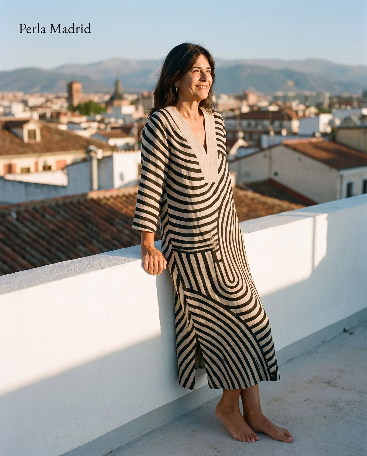 Mayte | Vestido Rayado Elegante