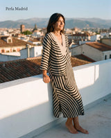 Mayte | Vestido Rayado Elegante