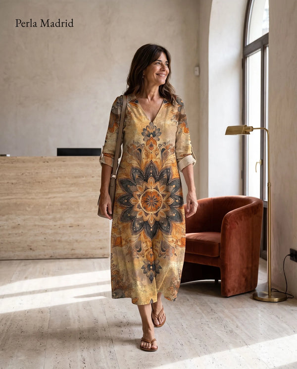 Ginesa | Vestido Floral Elegancia Natural