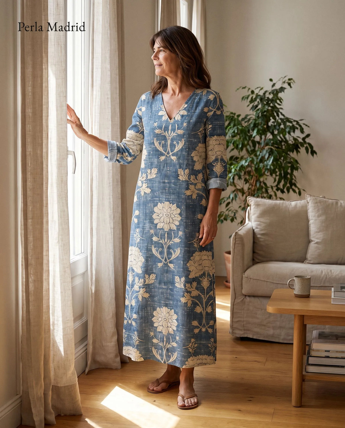Betlem | Vestido Floral Comodidad Diaria