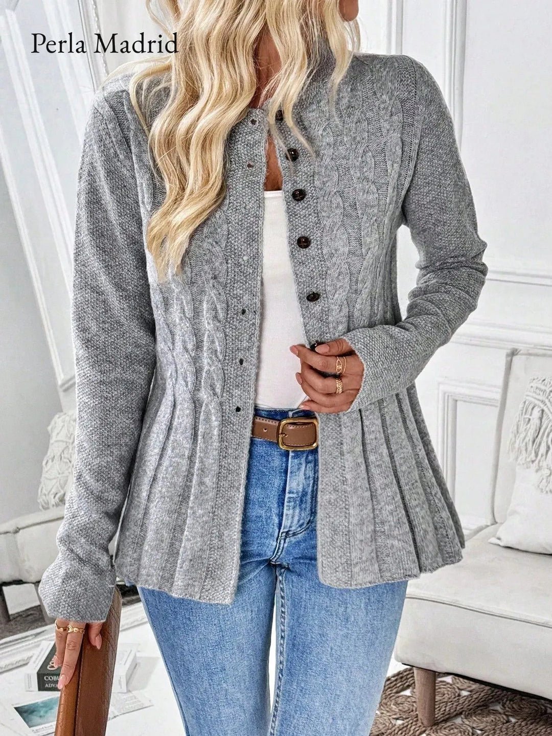 Karina | Cardigan Tejido con Calado