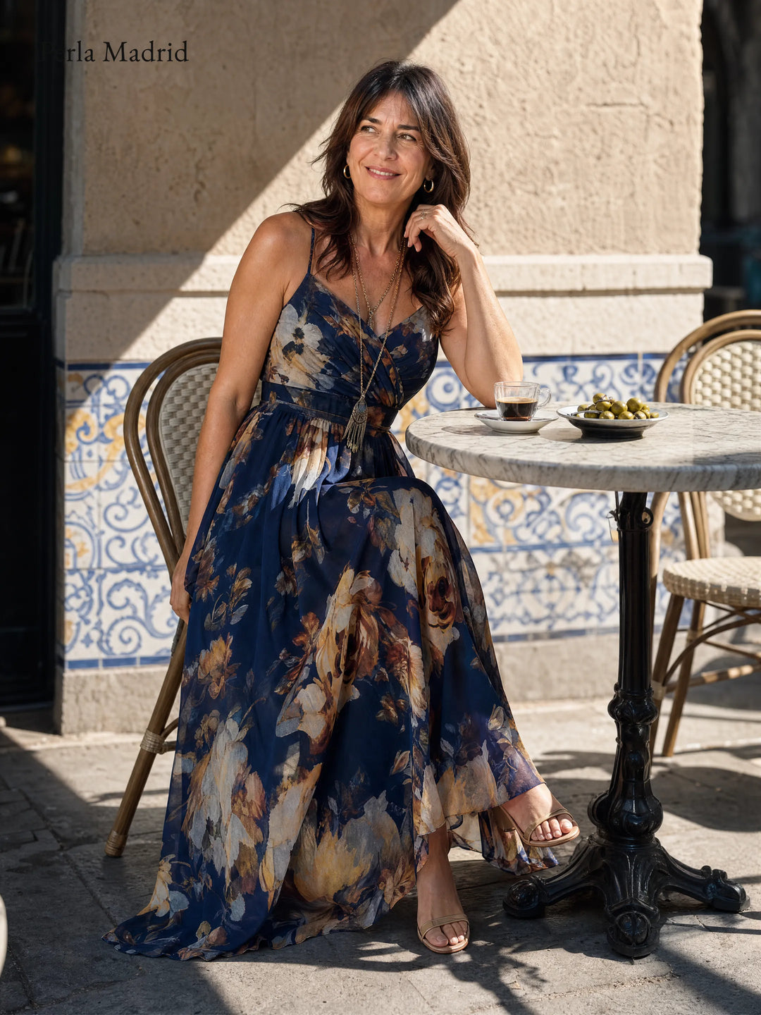 Iluminada | Maxi Vestido Chiffon Floral