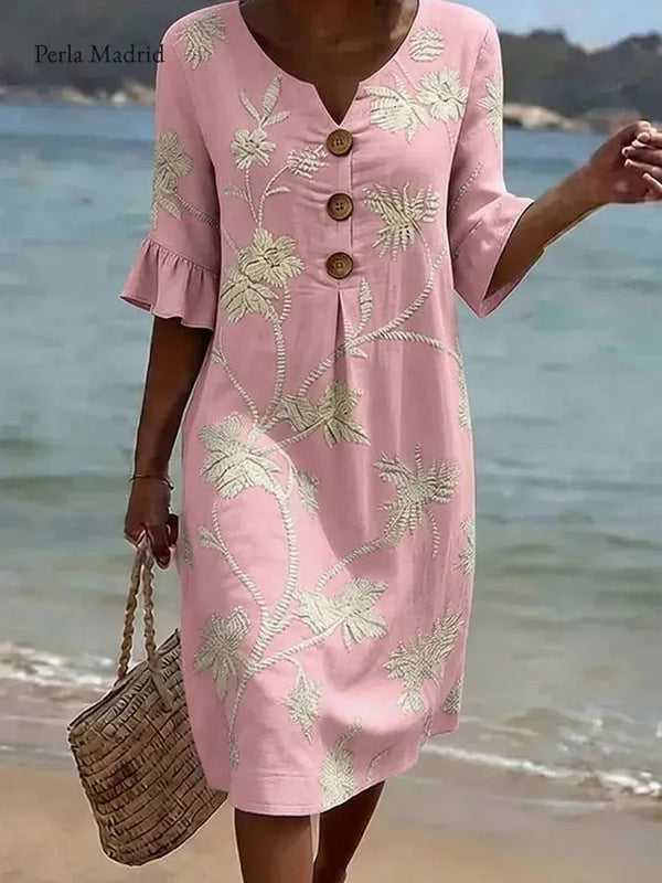 Olalla | Vestido Casual Estampado Floral