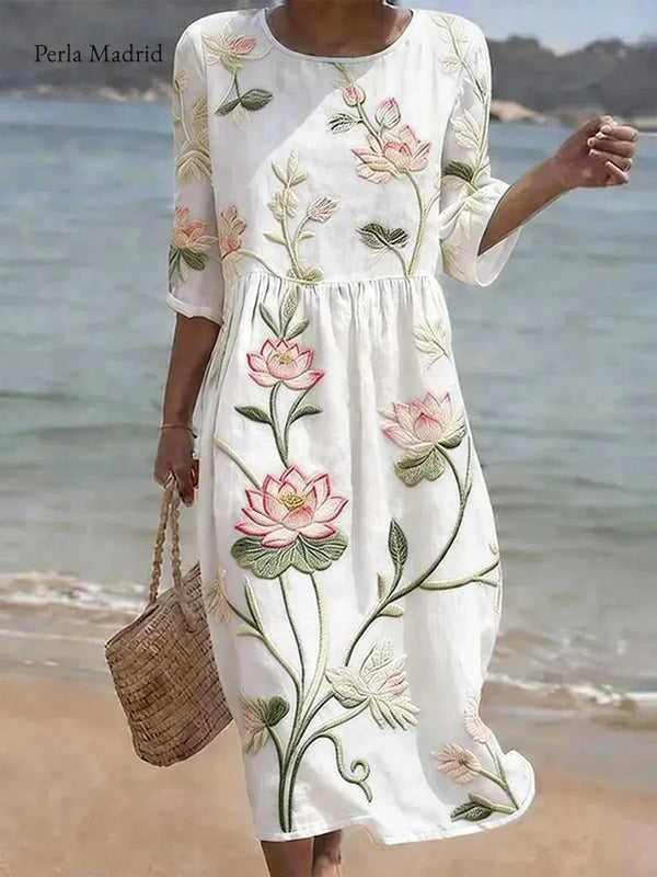 Ursulina | Vestido Casual Estampado Floral