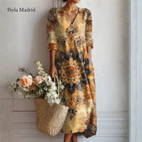 Ginesa | Vestido Floral Elegancia Natural