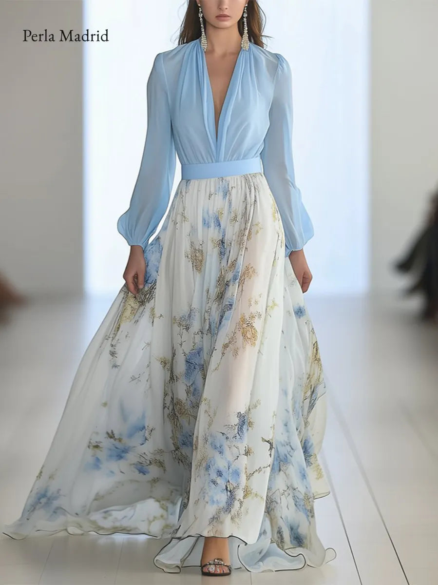 Lucila | Vestido Maxi Floral Romántico