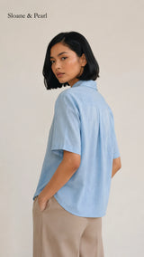 Celia | Blusa con cuello y botones