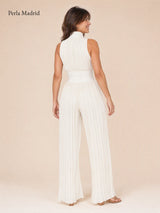Flor | Mono Chiffon Plisado