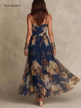 Iluminada | Maxi Vestido Chiffon Floral