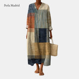 Davinia | Vestido Abstracto Elegante