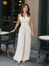 Flor | Mono Chiffon Plisado