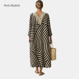 Mayte | Vestido Rayado Elegante