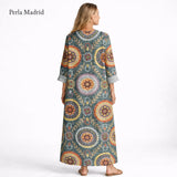 Aizpea | Vestido Midi Geométrico