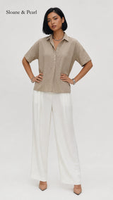 Celia | Blusa con cuello y botones
