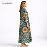 Aizpea | Vestido Midi Geométrico