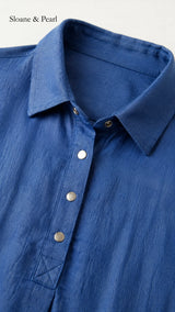 Celia | Blusa con cuello y botones