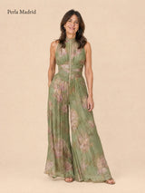 Flor | Mono Chiffon Plisado