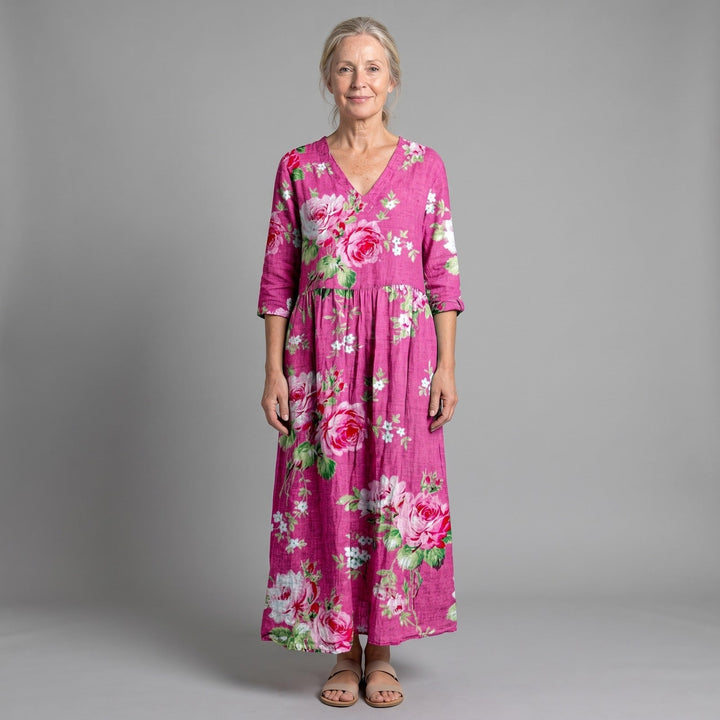 Taryn | Vestido midi floral de verano
