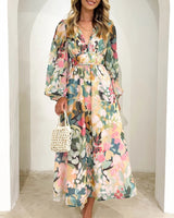 Rylinn | Vestido maxi floral