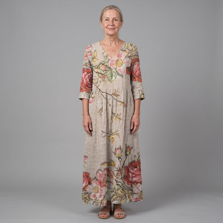 Polly | Vestido midi floral de verano