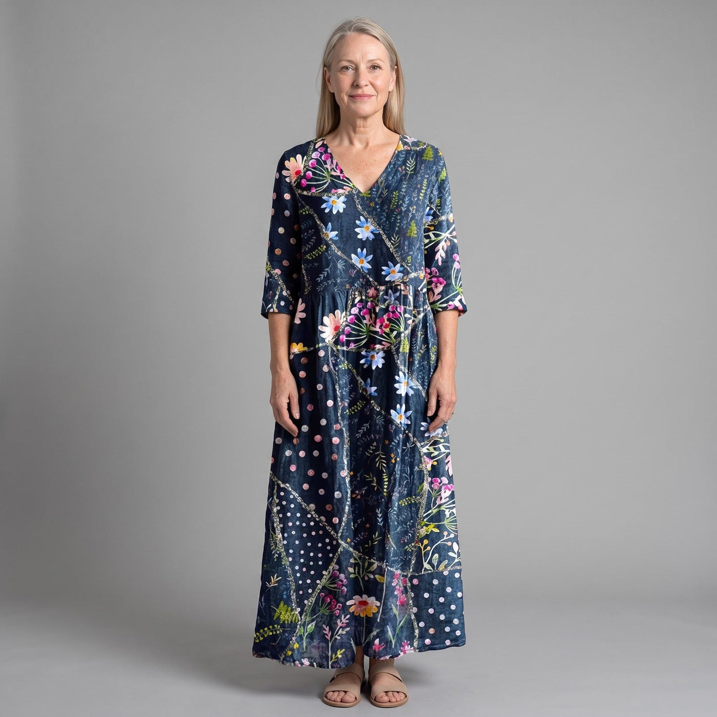 Wanda | Vestido midi floral de verano