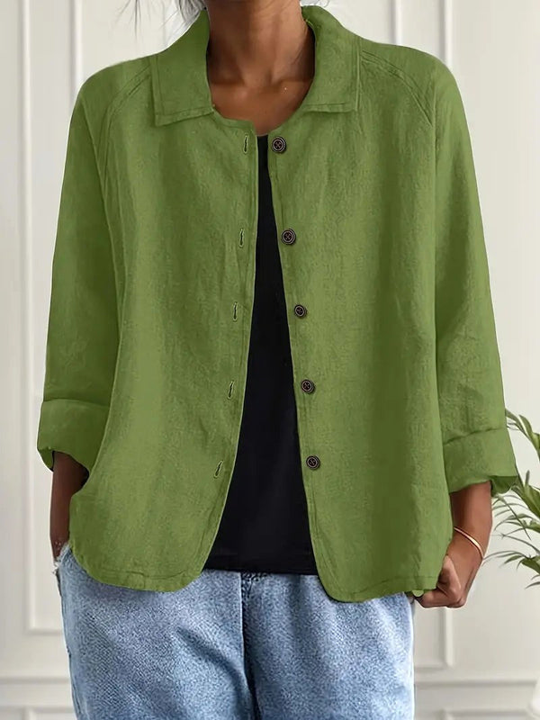 Judith | Blusa Verde Musgo Relaxed