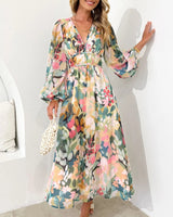 Rylinn | Vestido maxi floral