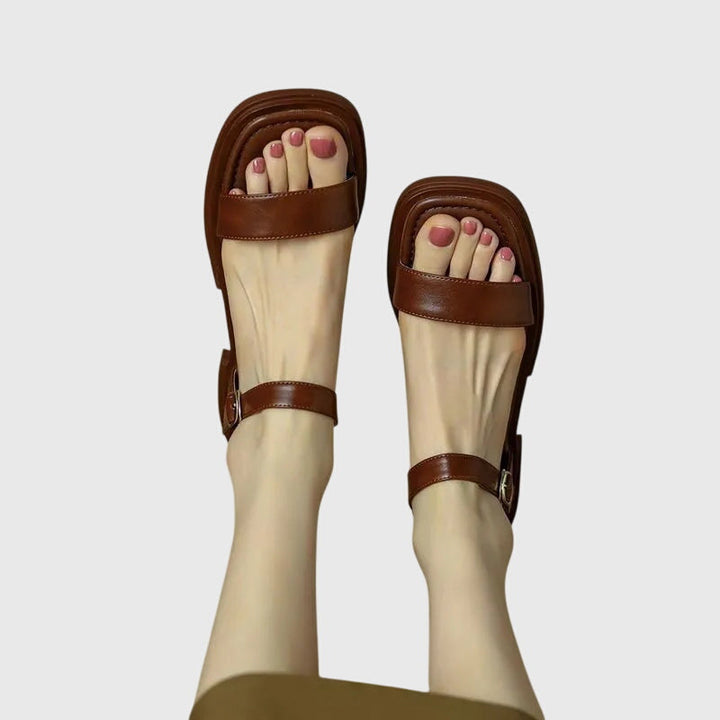 Alessia | Sandalias ortopédicas de piel