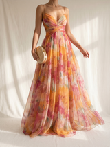 Olivia | Vestido maxi floral de ensueño