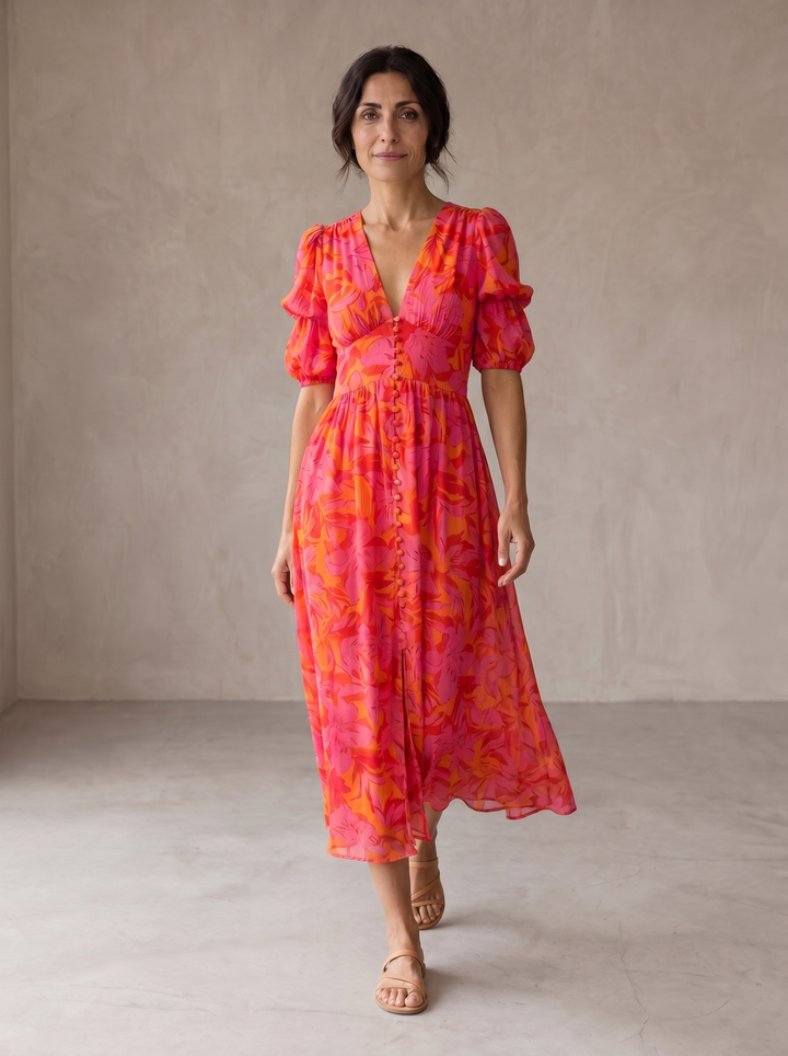 Markita | Vestido largo resplandor solar