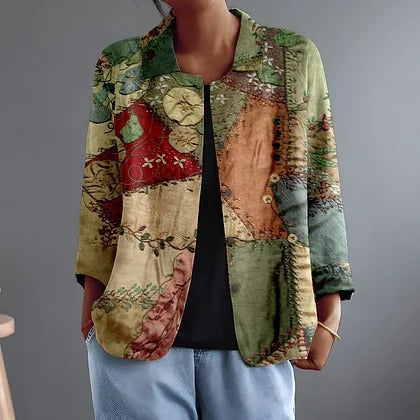 Nevada | Blusa Patchwork Estampada
