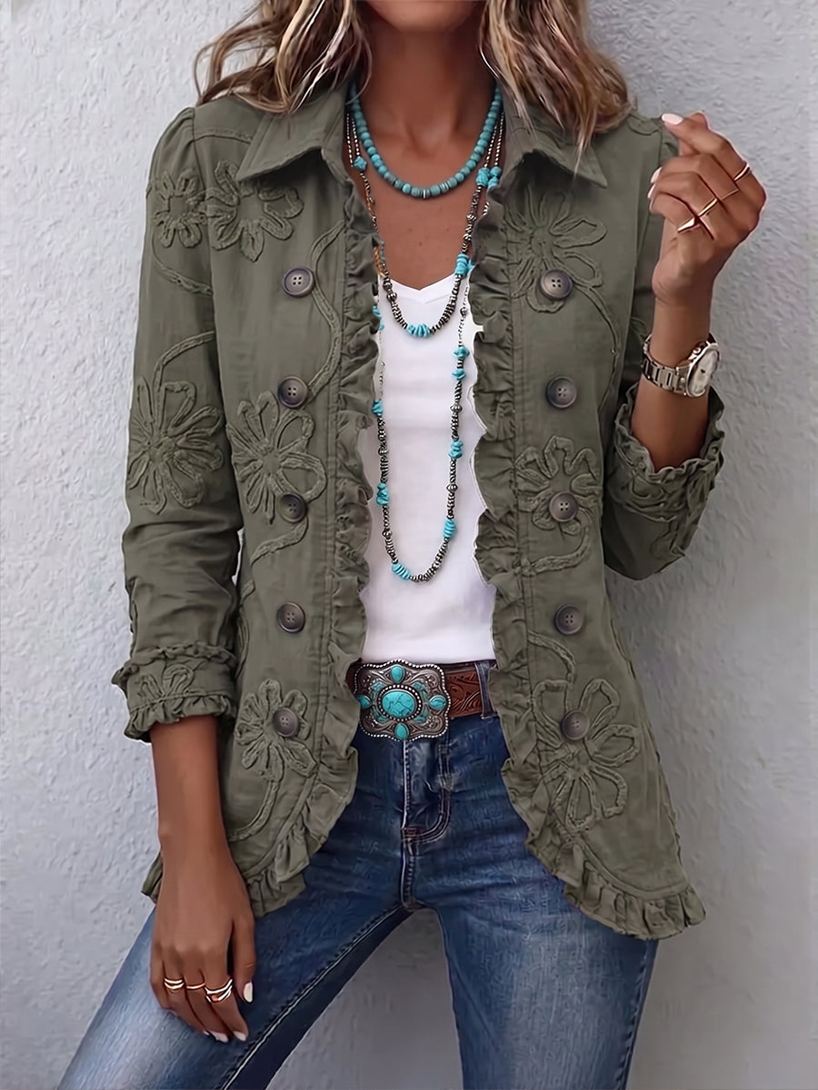 Montse | Chaqueta Boho Bordado Floral