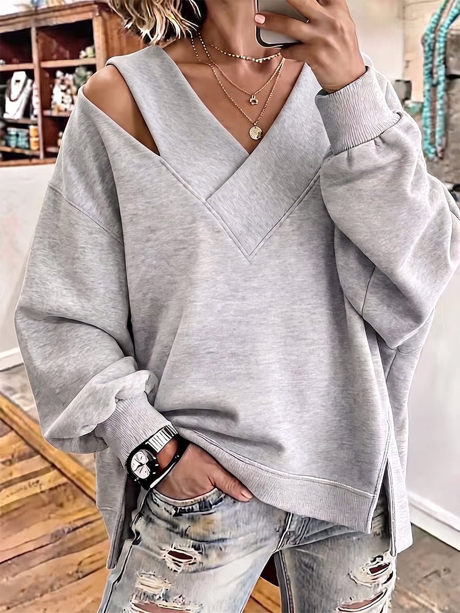 Priscila | Sudadera Oversized con Escote V