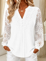 Sabina | Blusa Romántica Encaje Crochet