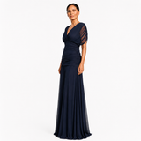Guadalupe | Elegante Vestido Azul Noche